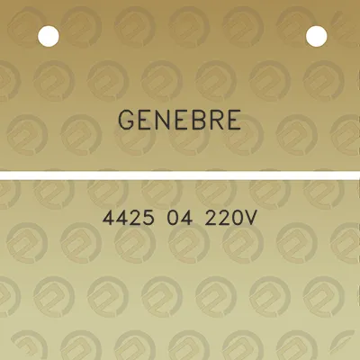 genebre-4425-04-220v