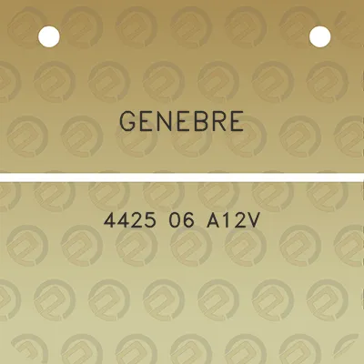 genebre-4425-06-a12v