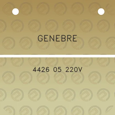 genebre-4426-05-220v