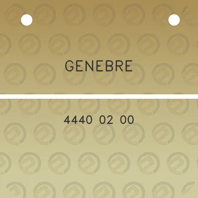 genebre-4440-02-00