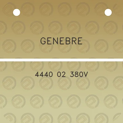 genebre-4440-02-380v