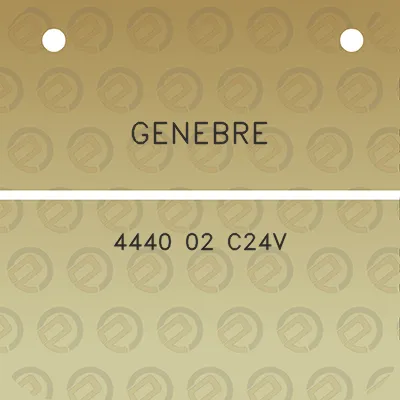 genebre-4440-02-c24v