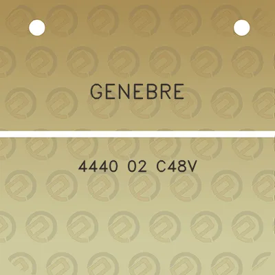 genebre-4440-02-c48v