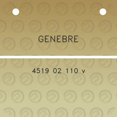 genebre-4519-02-110-v