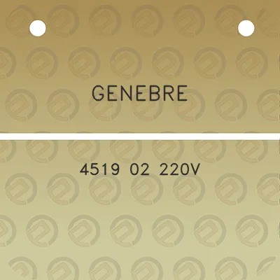 genebre-4519-02-220v