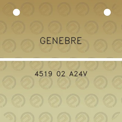 genebre-4519-02-a24v