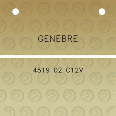 genebre-4519-02-c12v