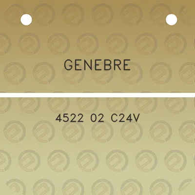 genebre-4522-02-c24v