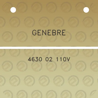 genebre-4630-02-110v