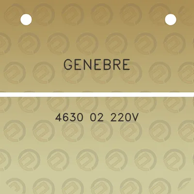 genebre-4630-02-220v