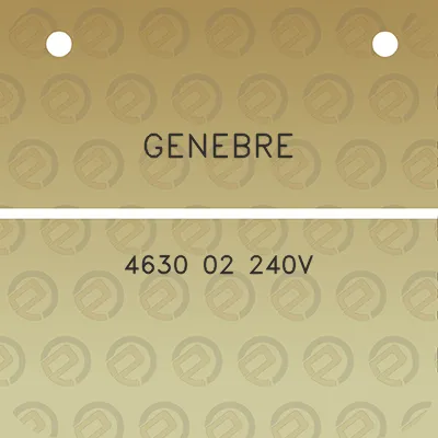 genebre-4630-02-240v