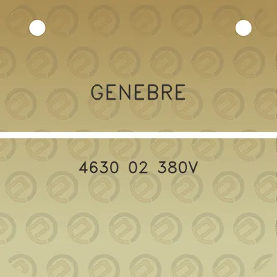 genebre-4630-02-380v