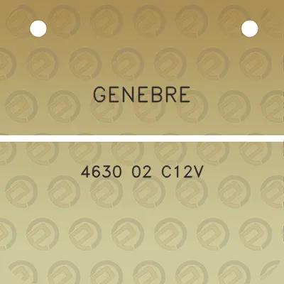 genebre-4630-02-c12v