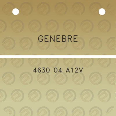 genebre-4630-04-a12v