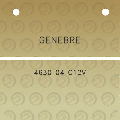 genebre-4630-04-c12v