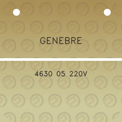 genebre-4630-05-220v