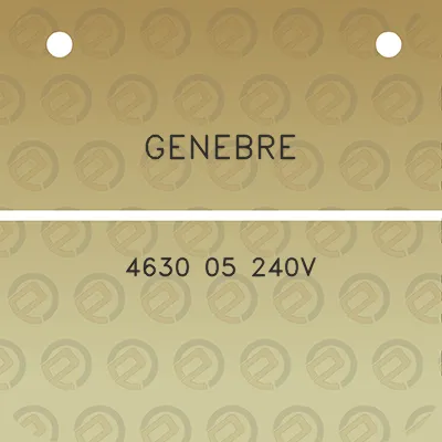 genebre-4630-05-240v