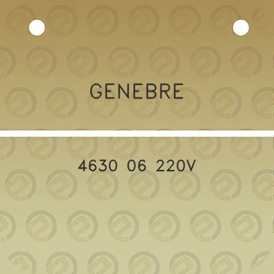 genebre-4630-06-220v