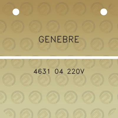 genebre-4631-04-220v