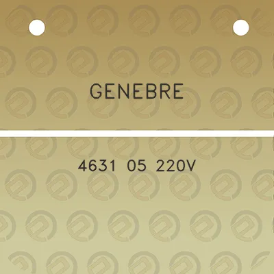 genebre-4631-05-220v