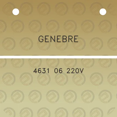 genebre-4631-06-220v