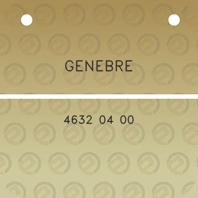 genebre-4632-04-00