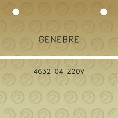 genebre-4632-04-220v