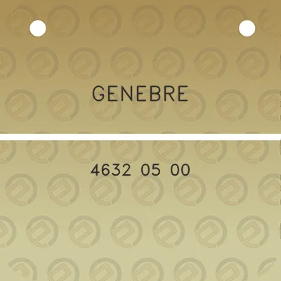 genebre-4632-05-00