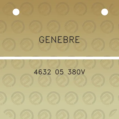 genebre-4632-05-380v