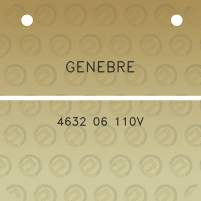 genebre-4632-06-110v