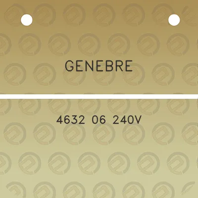 genebre-4632-06-240v