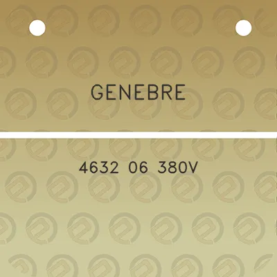 genebre-4632-06-380v