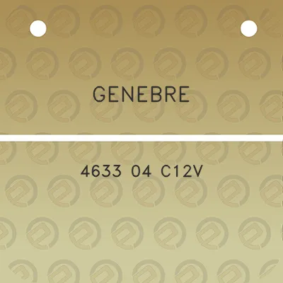 genebre-4633-04-c12v