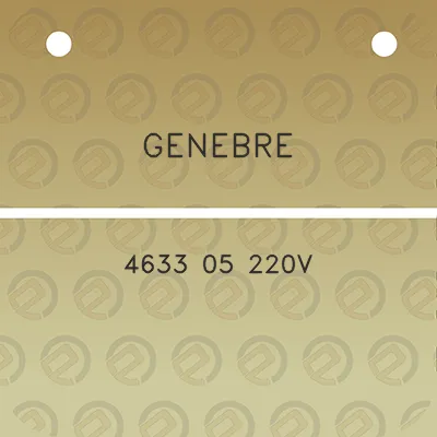 genebre-4633-05-220v