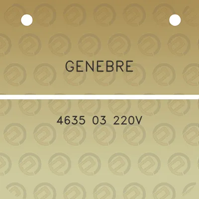 genebre-4635-03-220v