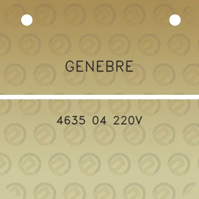 genebre-4635-04-220v