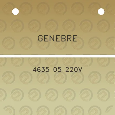 genebre-4635-05-220v