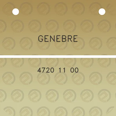 genebre-4720-11-00