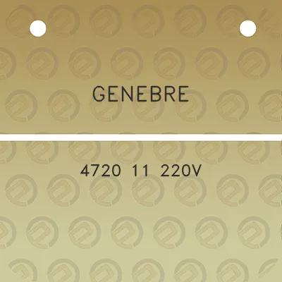 genebre-4720-11-220v