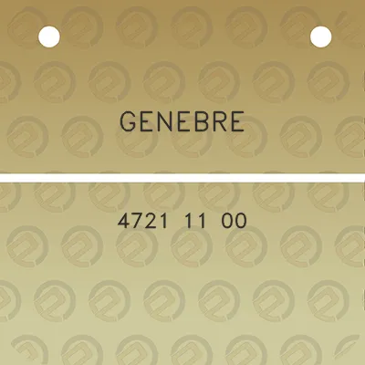 genebre-4721-11-00