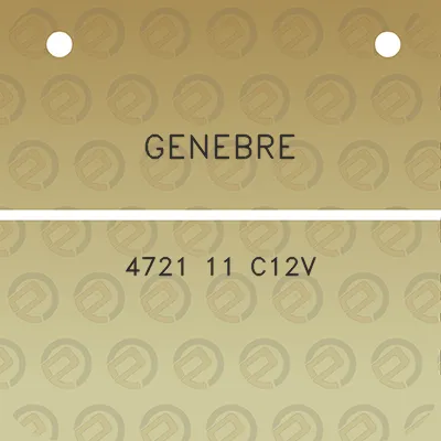 genebre-4721-11-c12v