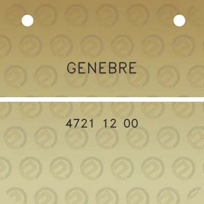 genebre-4721-12-00