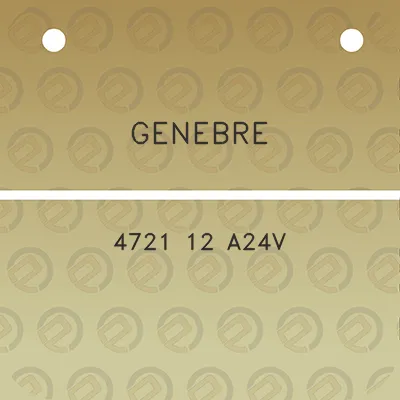 genebre-4721-12-a24v