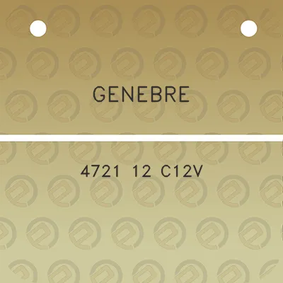 genebre-4721-12-c12v