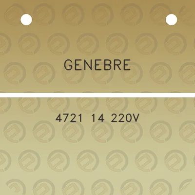 genebre-4721-14-220v