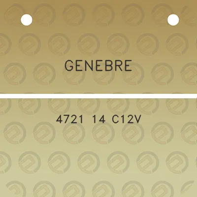 genebre-4721-14-c12v