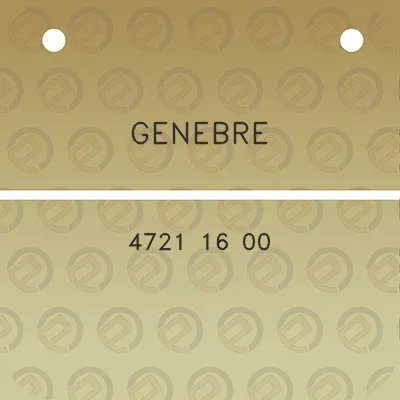 genebre-4721-16-00