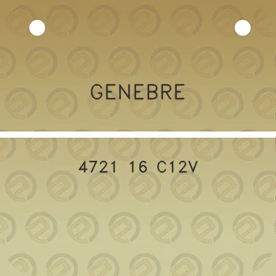 genebre-4721-16-c12v