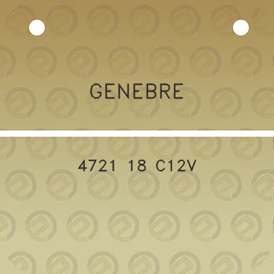 genebre-4721-18-c12v