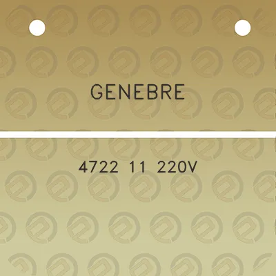 genebre-4722-11-220v